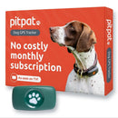 PitPat GPS Tracker for Dogs - No Subscription Fees - Suitable for All Dogs and Fits All Collars - Smart Activity Tracker Satellite Tracking with Unlimited Range - 100% Waterproof Pet Tracker (Green)